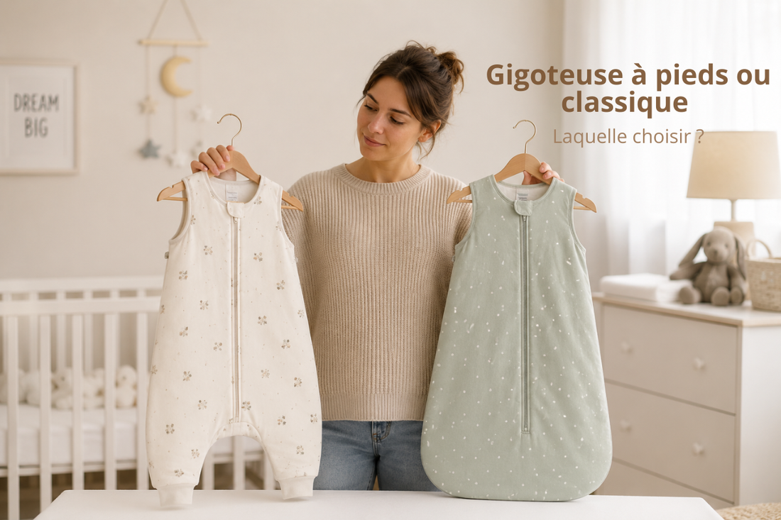 Gigoteuse avec pieds ou classique : laquelle choisir ?