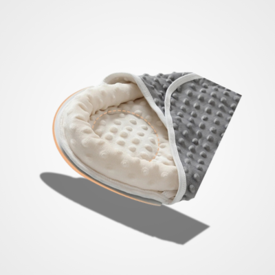 gigoteuse grosse maille grise